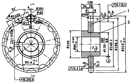 輸送機(jī)鏈輪的數(shù)控銑削加工編程研究
