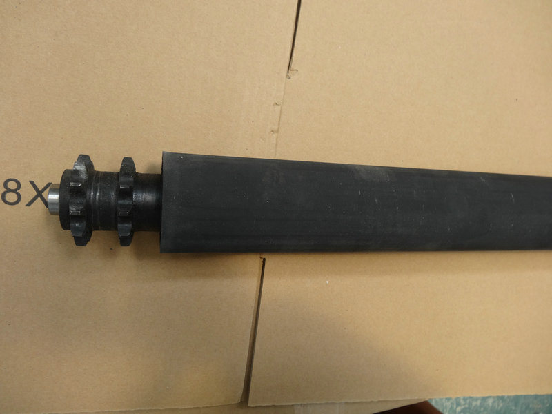 滾筒輸送機(jī)的托輥的安裝